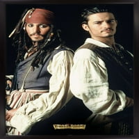 Карибските пирати на Дисни: Проклятието на черната перла - Плакат за стена на дуета, 14.725 22.375