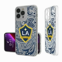 Galaxy iPhone Paisley Design Clear Case