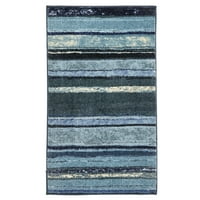 Brylanehome Small Rainbow Stripe килим - 30i W 46i L, синьо