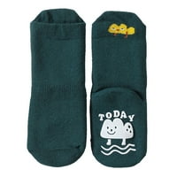 Бебешки чорапи чифтове деца есен и зимен модел мода сладък анимационен филм удобни уплътнени термични чорапи Детски чорапи b s