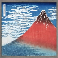 Фин вятър, ясна сутрин от Katsushika Hokusai Wall Poster, 22.375 34
