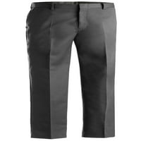 Edwards Barment Men's Business Casual Flat Front Brass Zipper Pant, Style 2510