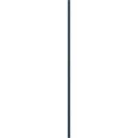Екена Милуърк 12 в 59 х Средноамерикански винил, стандартен размер Уилямсбърг двоен панел щори, у инсталация затвора-Лок & съвпадение винтове, - класически синьо