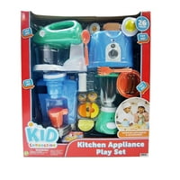 Детска връзка Кухненски Уреди Комплект за игра с електронно функциониращи Уреди за преструване и игра на храна -