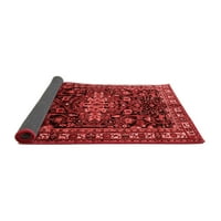 Ahgly Company Indoor Square Persian Red Traditional Area Rugs, 4 'квадрат