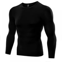 Мъжки тениски за тренировки с дълъг ръкав леко охлаждане бързо-суха атлетична риза