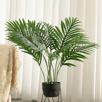 Арека изкуствено палмово дърво, изкуствени растения за домашен декор на закрито, фалшиви растения за декор